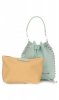 Bőr táska shopper bag Vittoria Gotti menta V3020